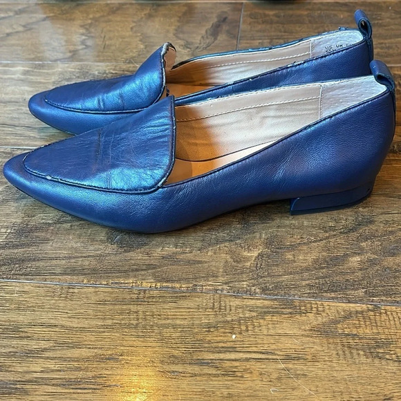 Franco Sarto Balica Navy Leather Loafer Size 6.5 - Picture 5 of 6